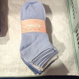 PAWZ Blue Quarter Socks 10 Pairs